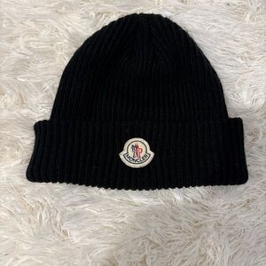 Moncler Classic Black Beanie